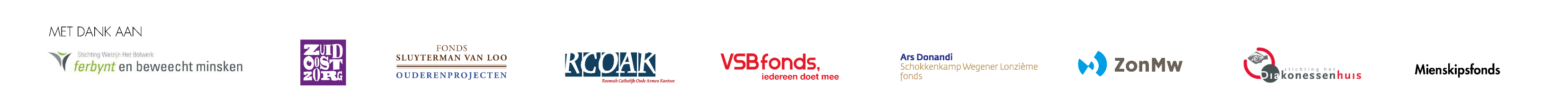 Bedankt!